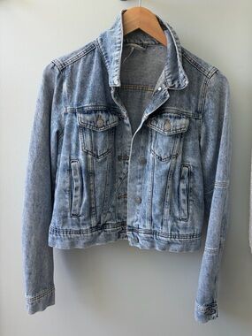 Free People Light Blue Denim Jacket